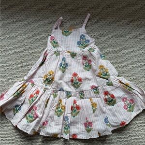 Boden Pink Floral Kids Dress
